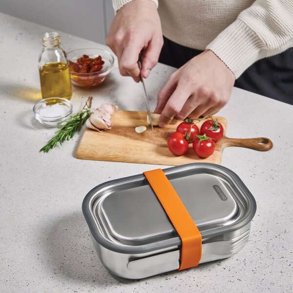 Nerezový obědový box, 1l, Black+Blum, oranžový