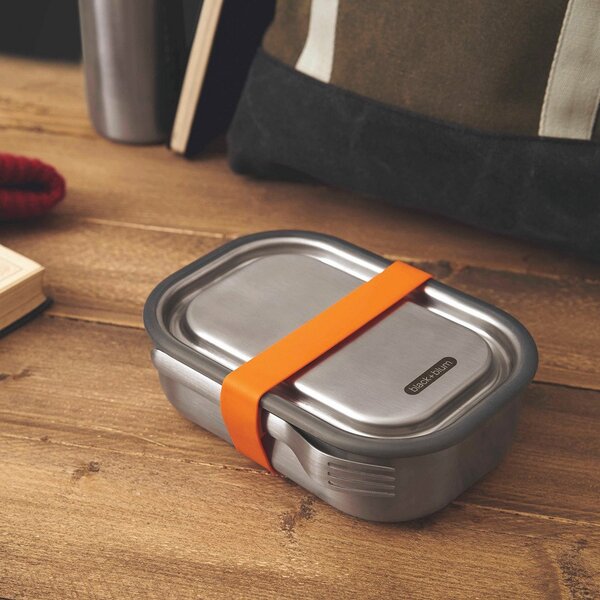 Nerezový obědový box, 1l, Black+Blum, oranžový