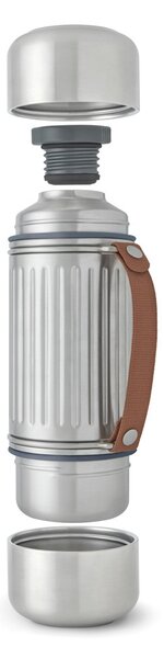 Outdoorová termoska Duo, 1l, Black+Blum, stříbrná