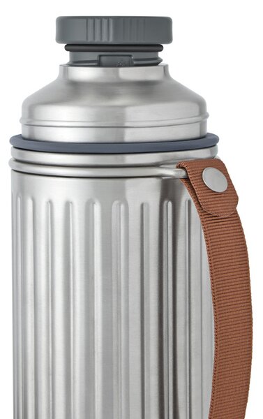 Outdoorová termoska Duo, 1l, Black+Blum, stříbrná