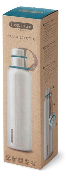 Nerezová termoláhev, 750ml, Black+Blum, tyrkysová