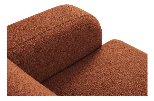 Hnědá pohovka z textilie bouclé 170 cm Molino – Micadoni Home