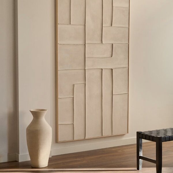 Abstraktní obraz Kave Home Klis 200 x 120 cm