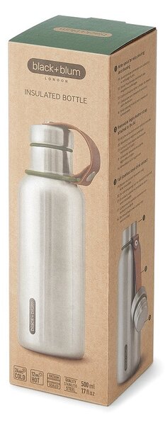 Nerezová termoláhev, 500ml, Black+Blum, zelená