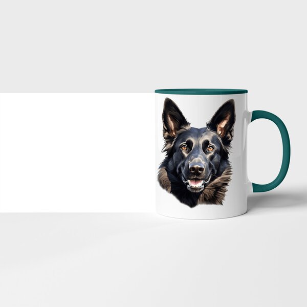 Hrnek Black German Shepherd 02