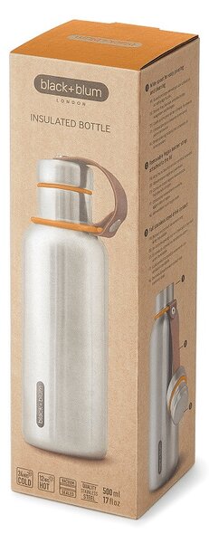 Nerezová termoláhev, 500ml, Black+Blum, oranžová