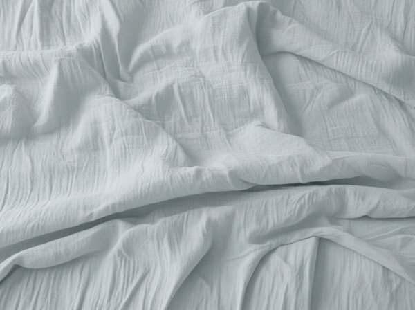 Mušelínové povlečení MUSSARI světle šedé Rozměr povlečení: 80 x 80 cm | 135 x 200 cm