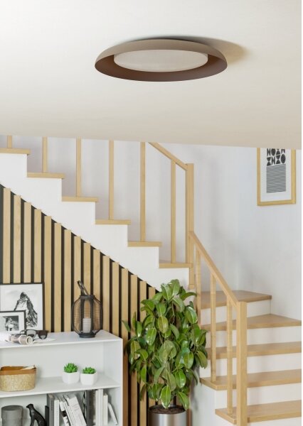 Eglo 99704 - LED Stropní svítidlo PENJAMO LED/17,1W/230V hnědá