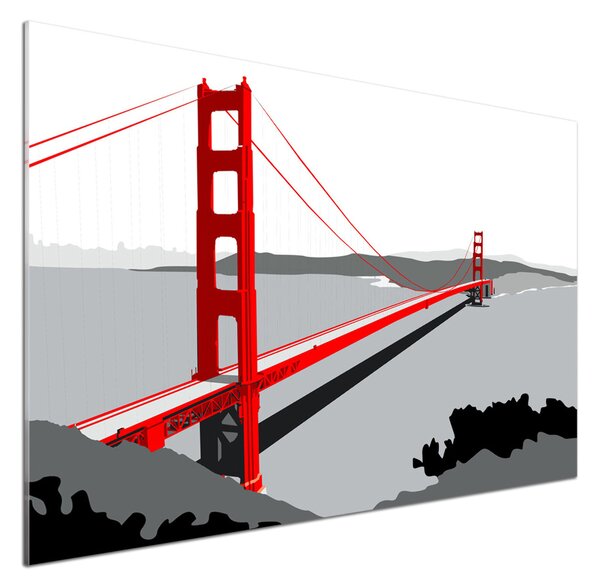 Panel do kuchyně Most San Francisco pksh-98448753