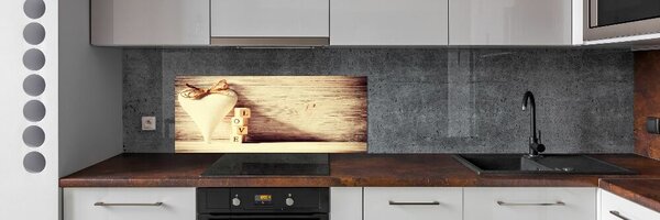 Skleněný panel do kuchyně Láska pksh-98523740