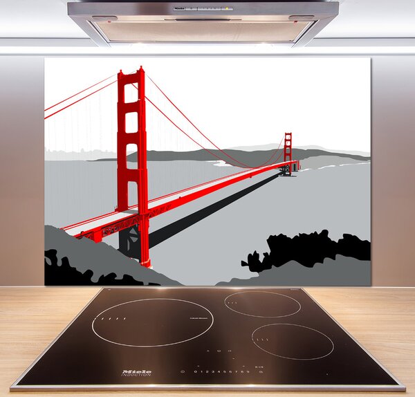 Panel do kuchyně Most San Francisco pksh-98448753