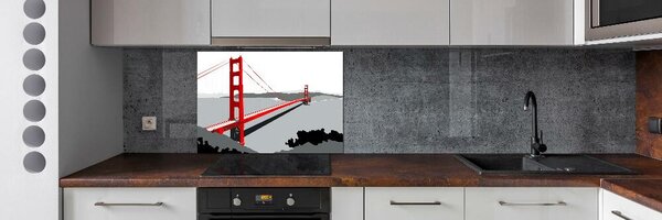 Panel do kuchyně Most San Francisco pksh-98448753