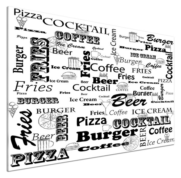 Panel do kuchyně Menu v restauraci pksh-98559843