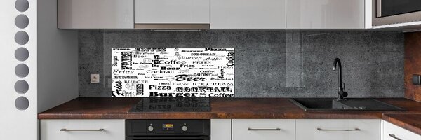 Panel do kuchyně Menu v restauraci pksh-98559843