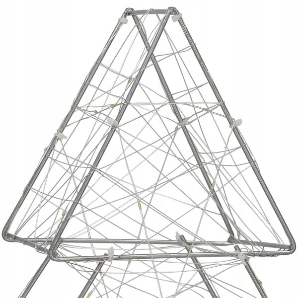 LED světelná figurka vánočního stromku Springos 100 diod 60x47 cm