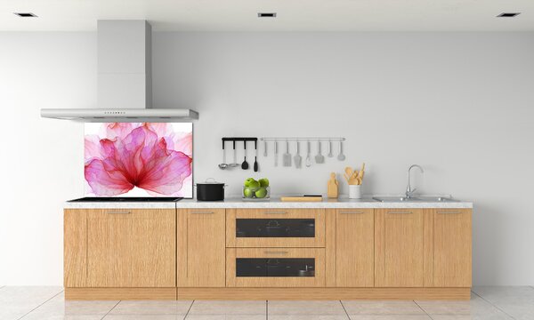Dekorační panel sklo Růžová květina pksh-98648030