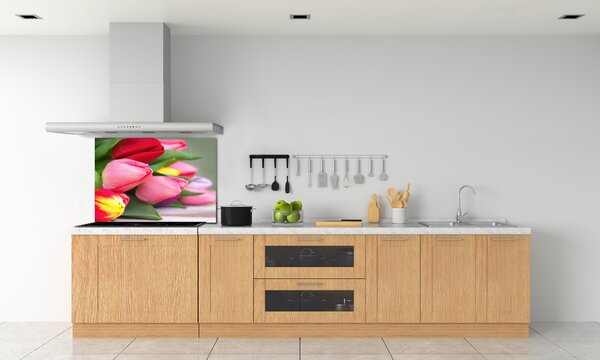 Panel do kuchyně Barevné tulipány pksh-98761222