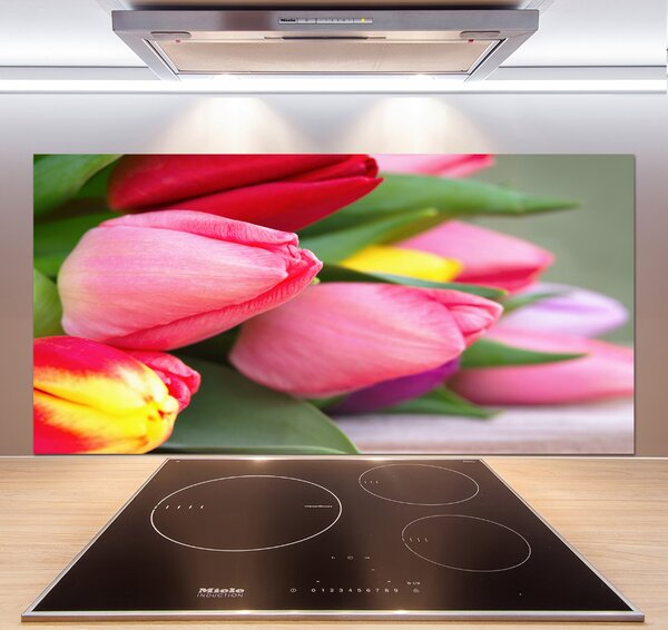 Panel do kuchyně Barevné tulipány pksh-98761222