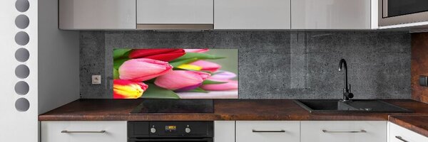 Panel do kuchyně Barevné tulipány pksh-98761222