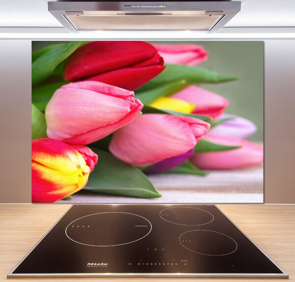 Panel do kuchyně Barevné tulipány pksh-98761222