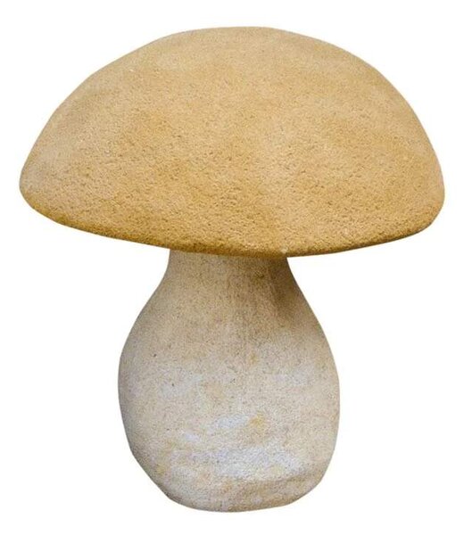 Dekorace hřib 21 cm z umělého pískovce