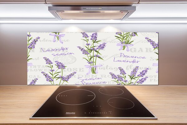 Skleněný panel do kuchyně Levandule pksh-98906827