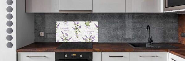 Skleněný panel do kuchyně Levandule pksh-98906827
