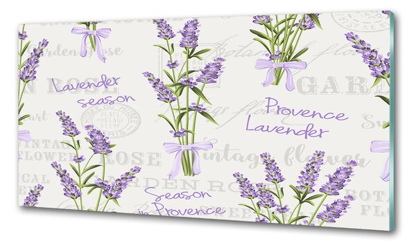 Skleněný panel do kuchyně Levandule pksh-98906827