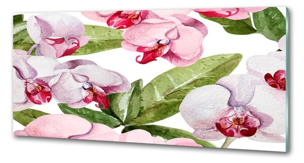 Panel do kuchyně Růžové orchideje pksh-98952398