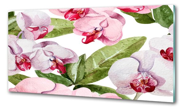 Panel do kuchyně Růžové orchideje pksh-98952398