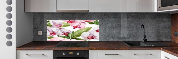 Panel do kuchyně Růžové orchideje pksh-98952398