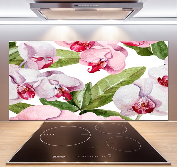 Panel do kuchyně Růžové orchideje pksh-98952398