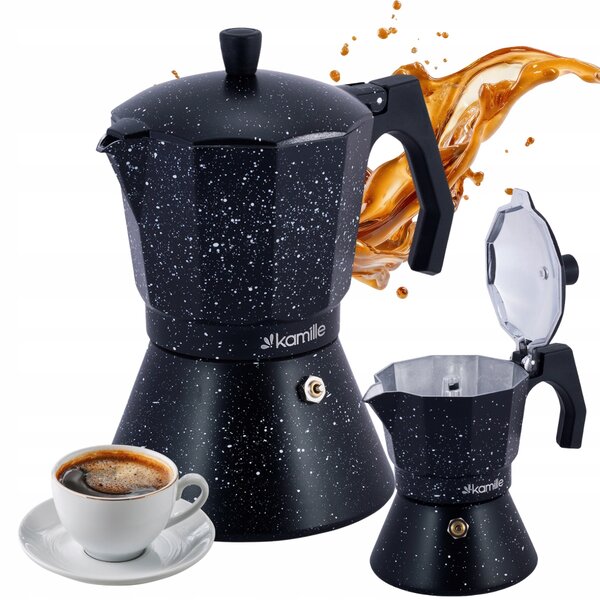 Moka konvice Kamille KM2513MR 450 ml 9 šálků