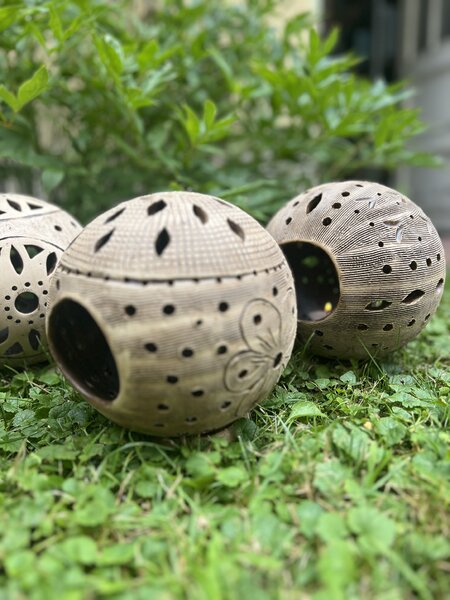 Keramická koule na svíčku Design: Motiv 3