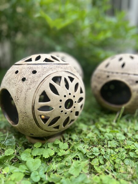 Keramická koule na svíčku Design: Motiv 3
