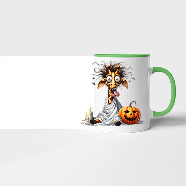 Hrnek Halloween žirafa