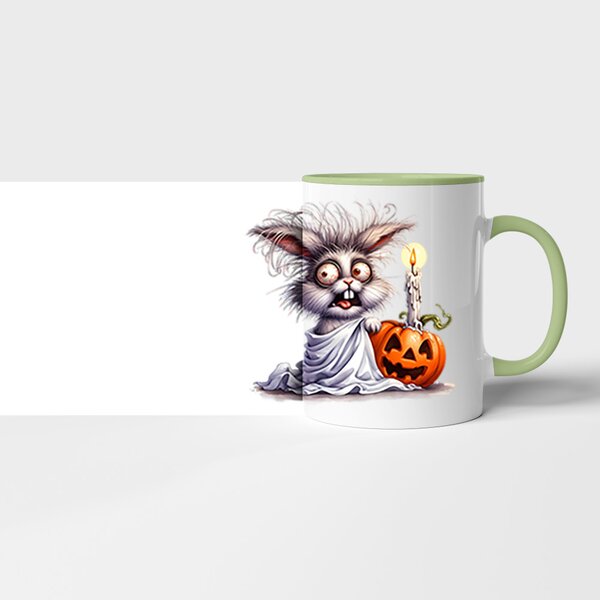 Hrnek Halloween zajíc