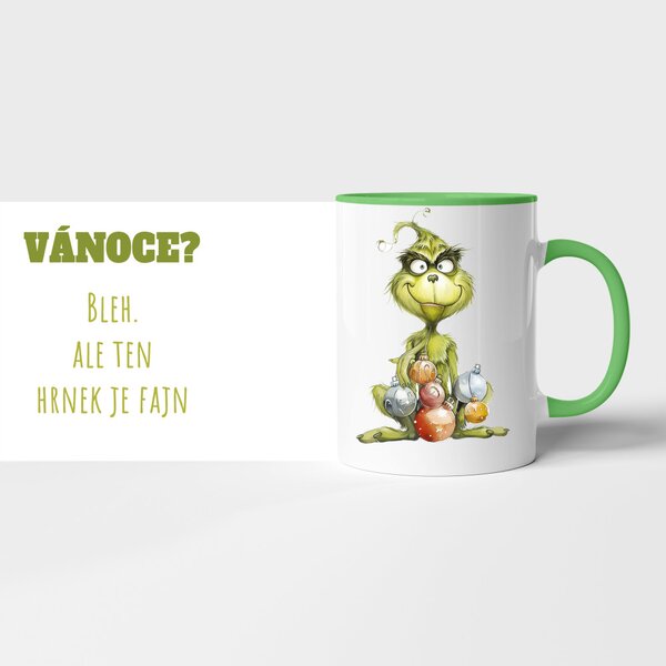 Grinch - Vánoce hrnek je fajn 01w