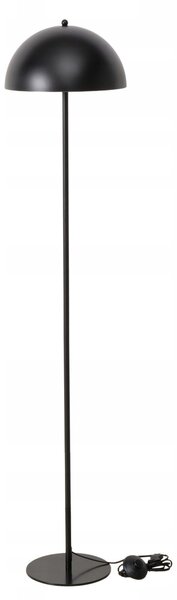 STOJACÍ LAMPA ČERNÁ KOVOVÁ 30 X 140 CM ENERGETICKY ÚSPORNÁ MINIMALISTICKÁ