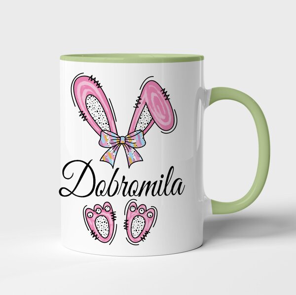 Velikonoční hrnek se jménem Dobromila