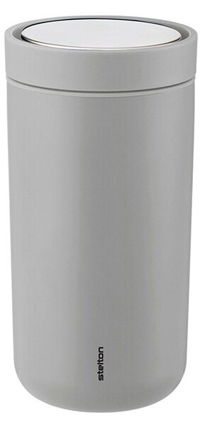 Termohrnek to go I:cons Stelton 0,2 l šedý soft light grey