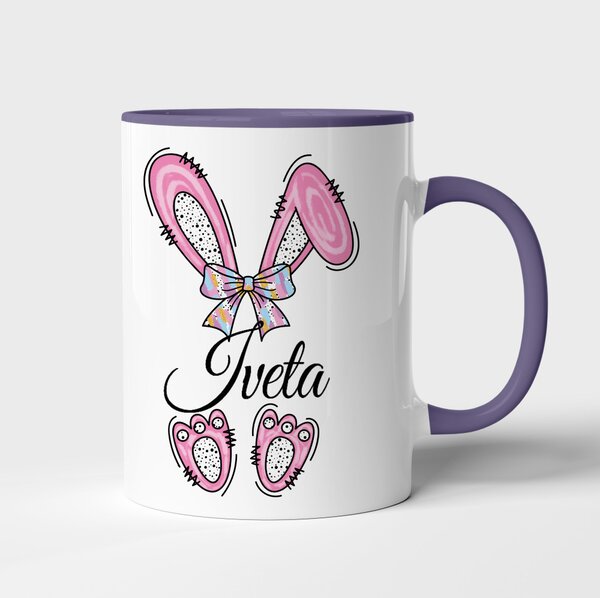 Velikonoční hrnek se jménem Iveta