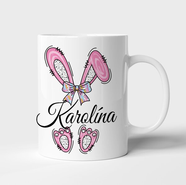 Velikonoční hrnek se jménem Karolína
