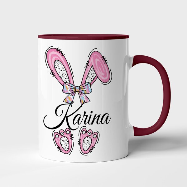 Velikonoční hrnek se jménem Karina