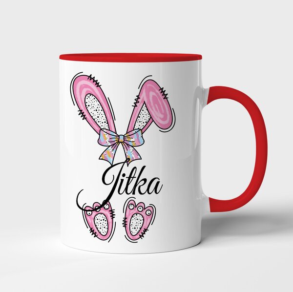 Velikonoční hrnek se jménem Jitka