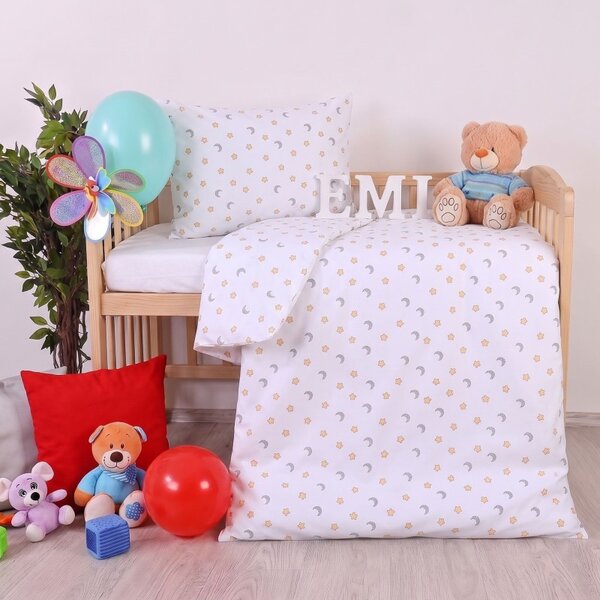 Bavlněné povlečení Moonlight EMI, Standardní set jednolůžko obsahuje 1x 140x200 + 1x 70x90