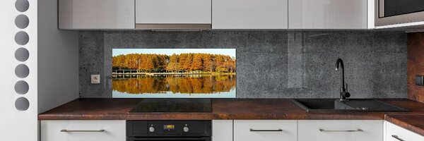Panel do kuchyně Les na jezerem pksh-99522421