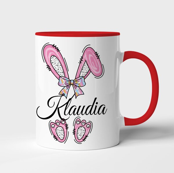 Velikonoční hrnek se jménem Klaudia