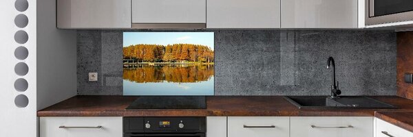 Panel do kuchyně Les na jezerem pksh-99522421