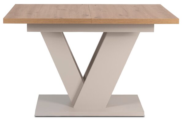 JAKS Rozkládací jídelní stůl Clark 120–160 cm dub Artisan / kašmír